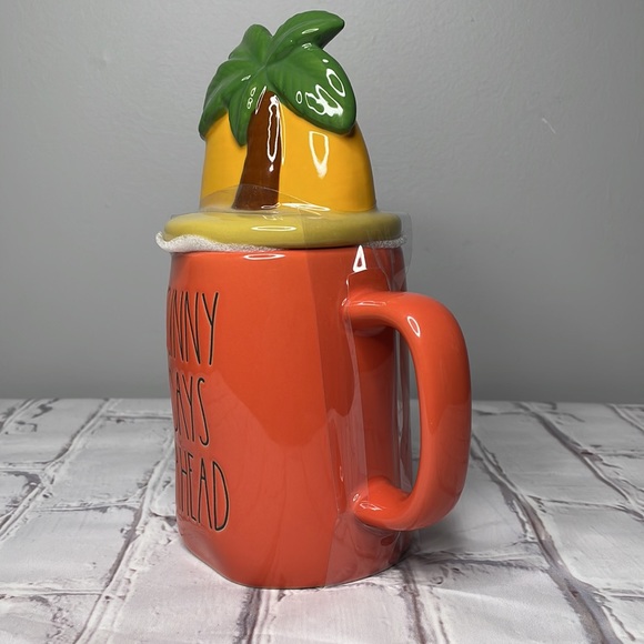 Rae Dunn SUNNY DAYS AHEAD Topper Mug - Picture 5 of 6